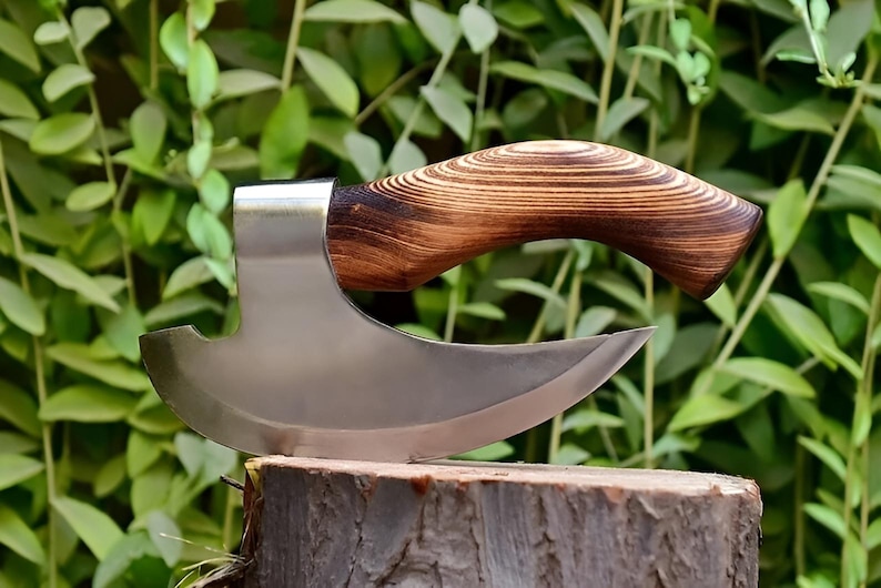 Pizza Axe, Viking Axe, Pizza Cutter, Handmade Viking Style Axe, Kitchen Axe, Birthday Gift for Him, Anniversary Gift for Men, Viking Gifts, Rustic Pizza Cutter, Carbon Steel Axe, Ash Wood Handle Axe, Unique Pizza Cutter, Custom Viking Axe,