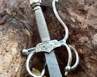 Viking Sword, Damascus Sword, Hand Forged Sword, Medieval Sword, Long Sword, Fantasy Sword, Sword Blade, Groomsmen Gift, Gift for Him.