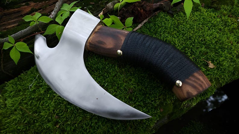 Pizza Axe, Viking Axe, Pizza Cutter, Handmade Viking Style Axe, Kitchen Axe, Birthday Gift for Him, Anniversary Gift for Men, Viking Gifts, Rustic Pizza Cutter, Carbon Steel Axe, Ash Wood Handle Axe, Unique Pizza Cutter, Custom Viking Axe,
