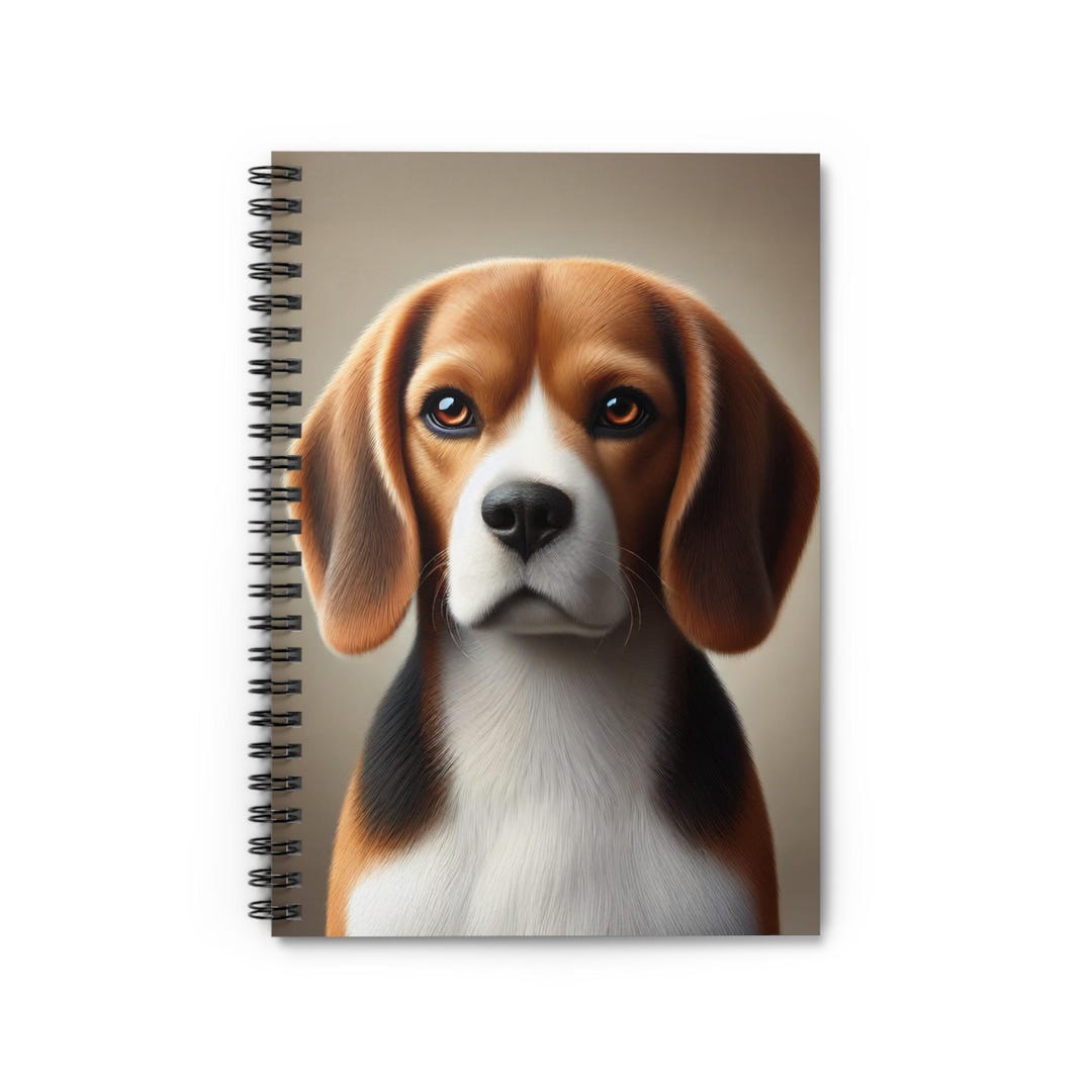 Beagle Notebook Beagle Elegant Dog Pet Lover Spiral Notebook, Beautiful Unique Dog ...