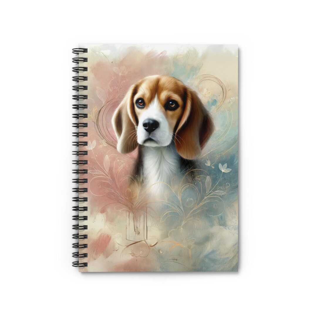 Beagle Notebook Beagle Dog Spiral Notebook - Perfect Artistic Thoughtful Gift for Dog ...