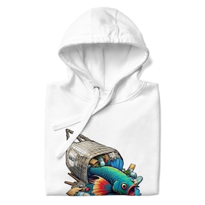 Poisson à la carte -  Unisex Hoodie | Plastic Awareness