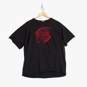 Vintage Delta Spider Man T-Shirt Men&#39;s XL Black Distressed
