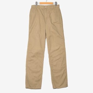 Vintage 80s Men&#39;s 30x33 Straight Leg Chino Pants Beige Made in Canada