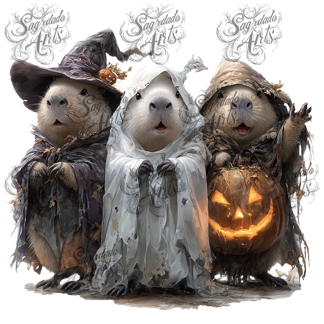 Boo Ghost Capybara PNG, Halloween Clipart (digital Download) - Etsy
