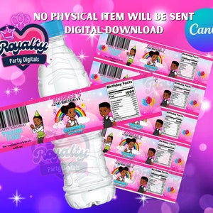 Gracie&#39;s Corner Birthday - Gracie&#39;s Corner Water Bottle - Gracie&#39;s Birthday Digital - Gracie&#39;s Corner Party - Printable Gracie Corner Party