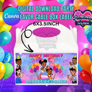 Gracie&#39;s Corner Birthday, Gracie&#39;s Corner Gable Box, Gracie&#39;s Corner Plate Insert, Gracie&#39;s Corner Party, Gracie&#39;s Corner