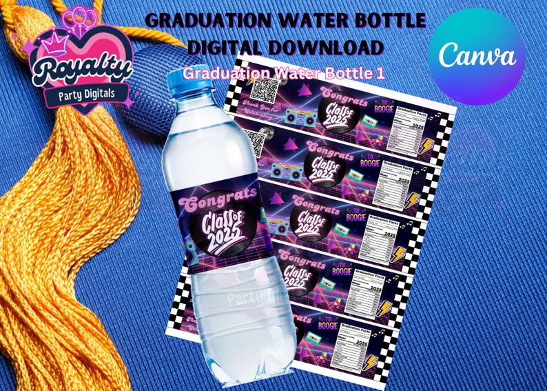 Editable Graduation Candy Bar Wrapper: Class of 2025 Party Favors ...