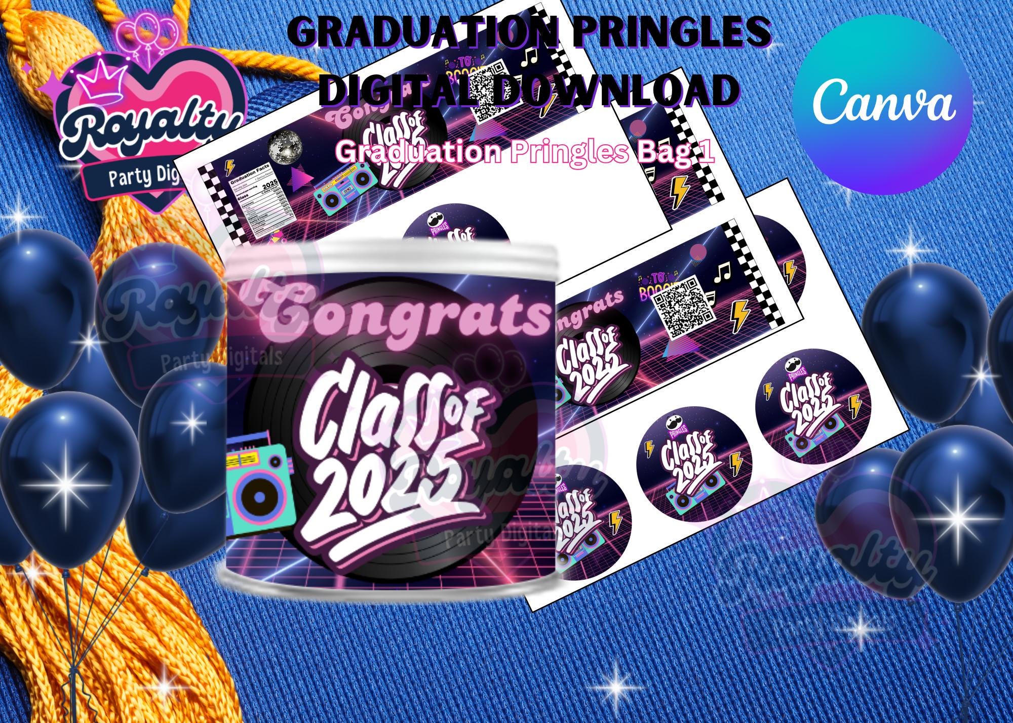 Editable Graduation Candy Bar Wrapper: Class of 2025 Party Favors ...