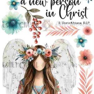 GOD SAYS I AM A New Person - Bible Journaling Printable