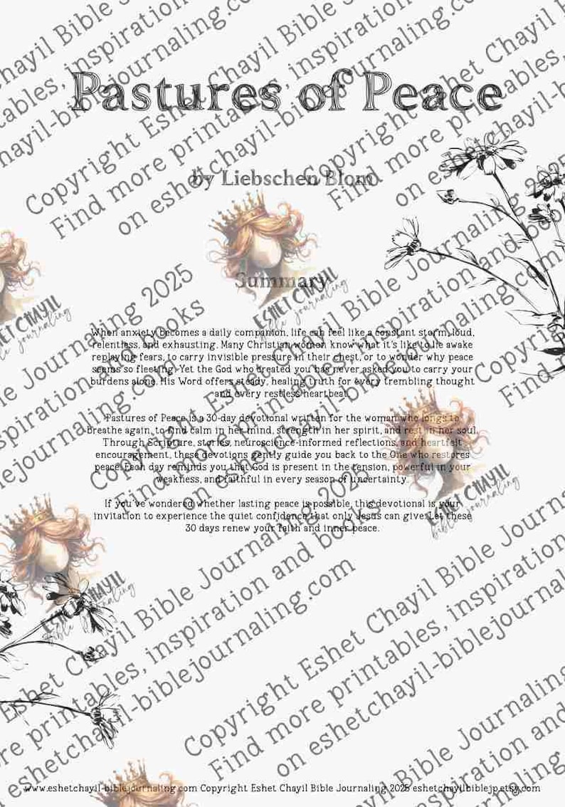 Pastures of Peace - A 30 Day Devotional Ebook Providing Comfort for the ...