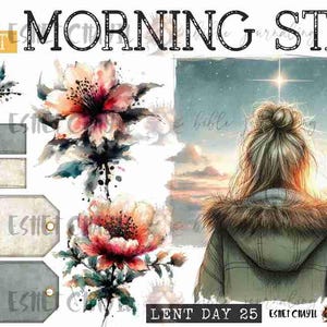 Lent - The Names of Jesus - Day 25 - Bible Journaling Printable, Faith Based Art Journaling Printable