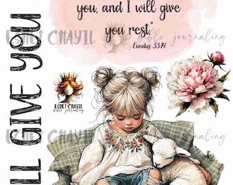 Karoo Rest - Bible Journaling Printable, Faith Based Art Journaling Printable