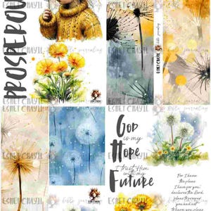 PROSPER - Bible Journaling Printable, Faith Based Art Journaling Printable