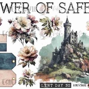 Lent - The Names of Jesus - Day 32 - Bible Journaling Printable, Faith Based Art Journaling Printable