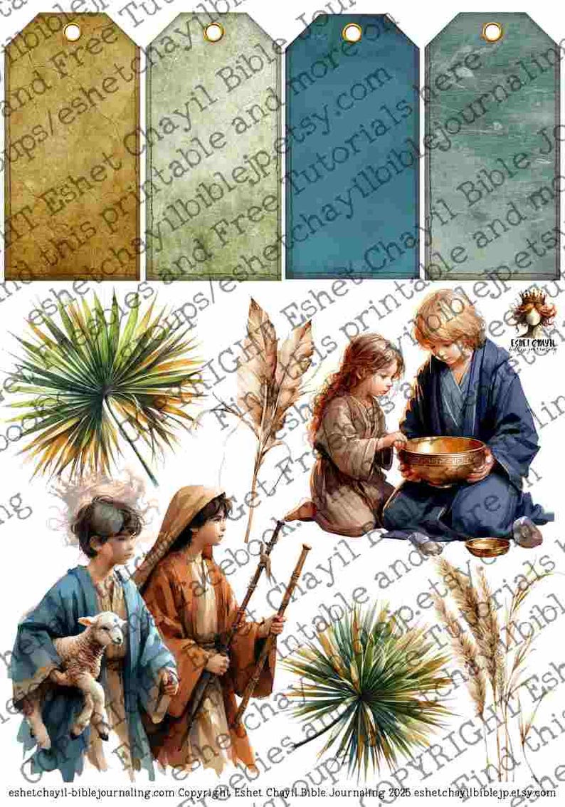 Woman of the Bible Adah & Zillah #2 Detailed Faces Bible Journaling ...
