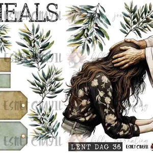 Fastenzeit - Die Namen Jesu - Tag 36 - Bibel Journaling Druckbar, Glaubensbasiertes Kunst Journaling Druckbar