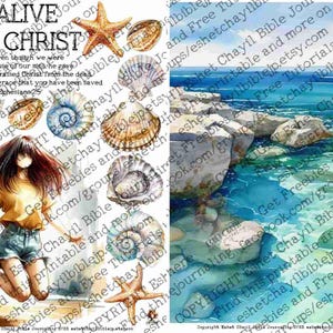 I am alive with Christ #21 – Ephesians 2:5 - Bible Journaling Printable, Faith Based Art Journaling Printable