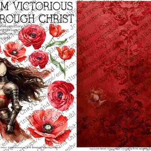 I am victorious through Christ 1 Corinthians 15:57 #31 - Bible Journaling Printable, Faith Based Art Journaling Printable
