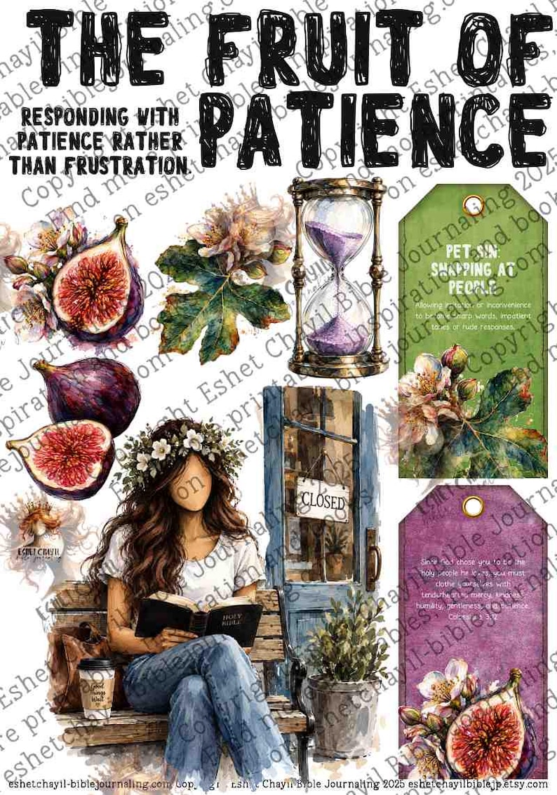 Life in Spirit Study 17 The Fruit of Patience, Faceless Printable for ...