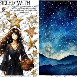 Jag är fylld av hopp #29 Romarbrevet 15:13 - Utskrivbar bibeljournal, utskrivbar trosbaserad konstjournal