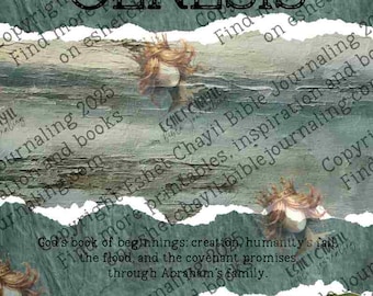 The Scarlet Thread: Genesis Bijbelboek Samenvatting - Een bijbelstudiegids en afdrukbaar e-boek, bijbeljournaal, bijbelstudiegids