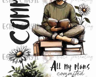 COMMIT - Bible Journaling Printable, Faith Based Art Journaling Printable