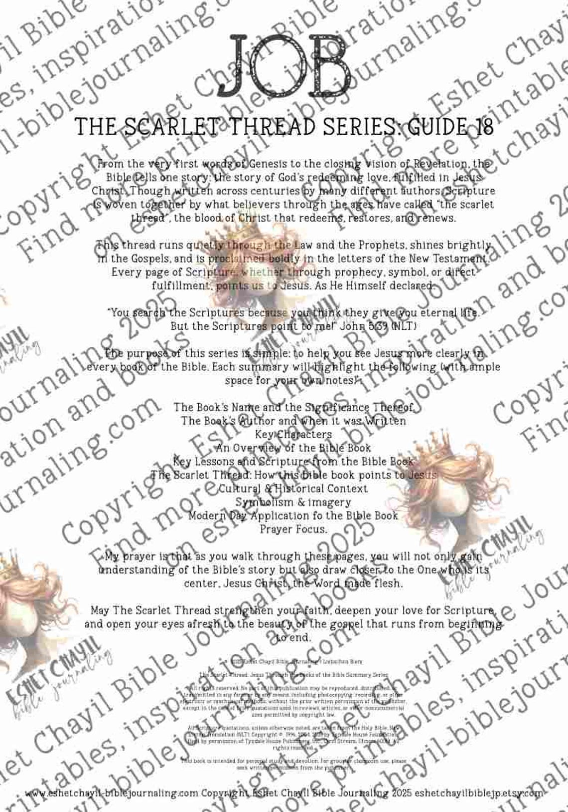 Csarlet Thread The Scarlet Thread: Job Bible Book Summary - A Bible Study Guide and ...