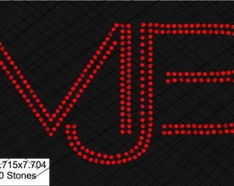 Rhinestone, MJB, Mary J Blige, Digital File, Ready to Cut, SVG
