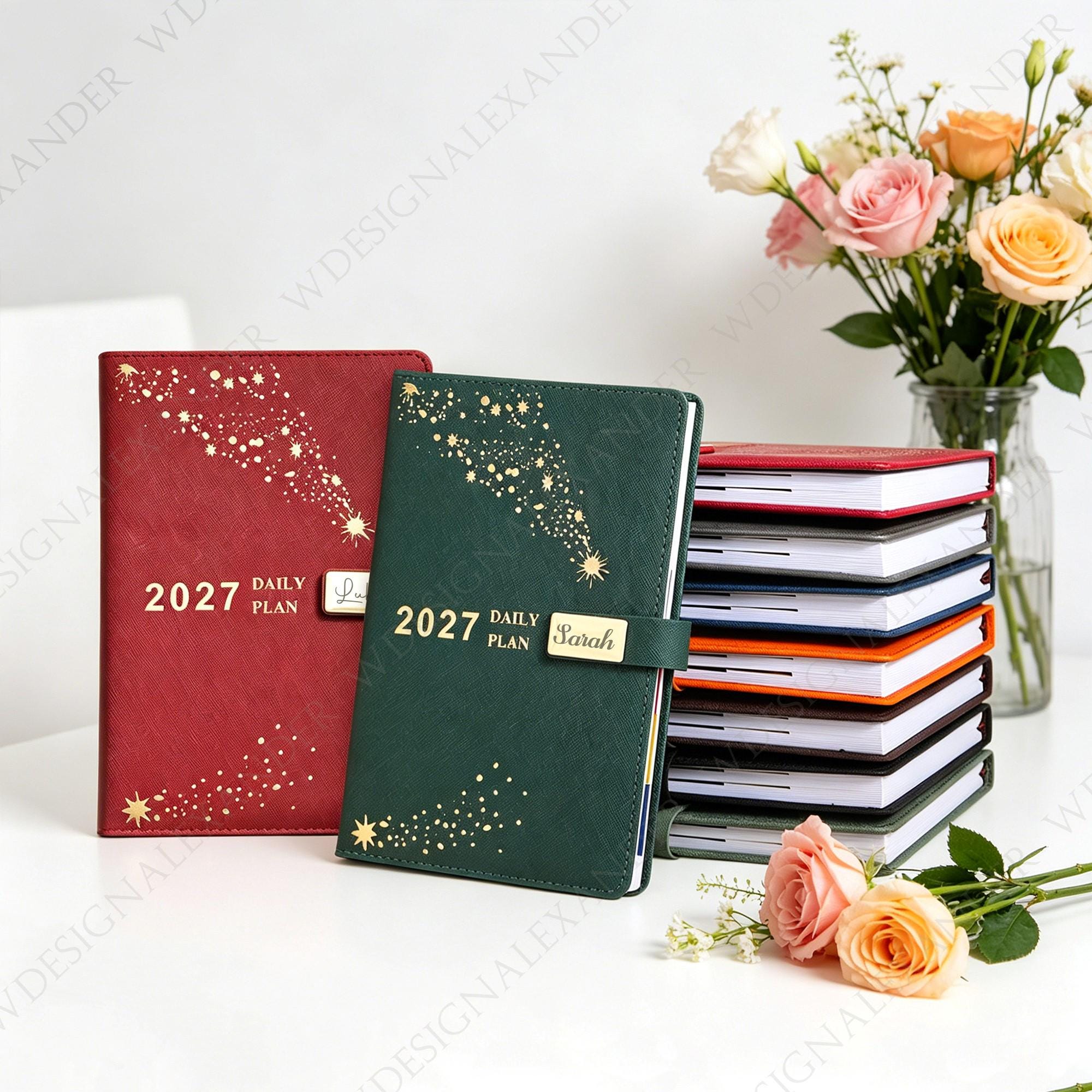 Customized 2027 Planner Notebook,365 Day Productivity Journal,thick ...