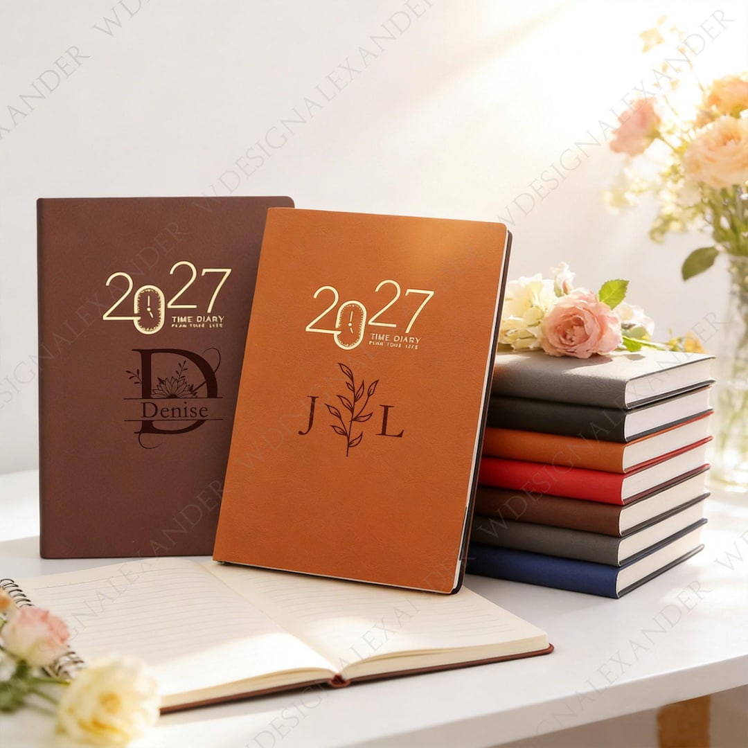 Personalized 2027 Planner Notebook,365 Day Productivity Journal,thick ...