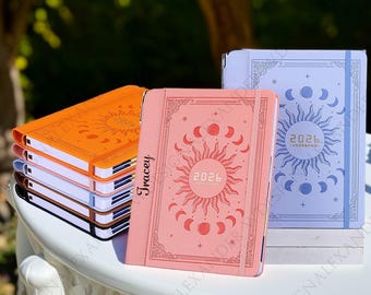 Customized 2026 Planner Notebook, Vintage 2026 Planner Notebook, 365-Day Productivity Journal, Planner Notebook Gift, Work Efficiency Diary