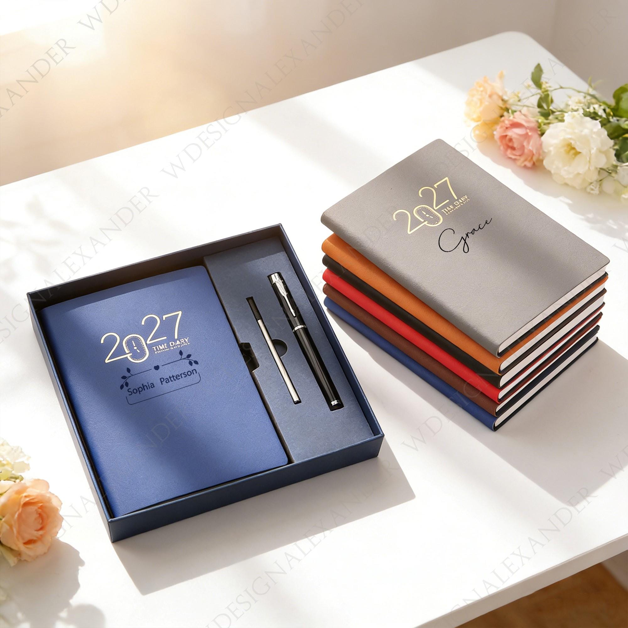 Personalized 2027 Planner Notebook,365 Day Productivity Journal,thick ...