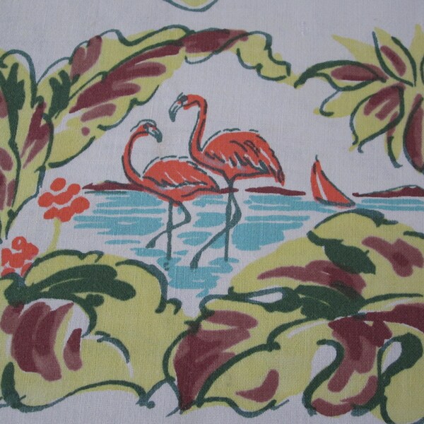RESERVED/SOLD Vintage Florida Tablecloth Souvenir STARTEX