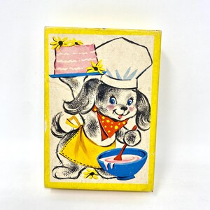 Vintage Grußkartenbox mit Geburtstagskarten für Kinder, Alter auswählen, Zahlenaufkleber