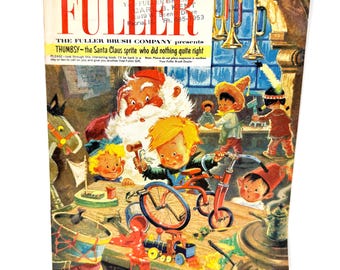 Vintage CHRISTMAS Fuller Brush Catalog, Beauty and Household Goods, Door to Door Sales Catalog