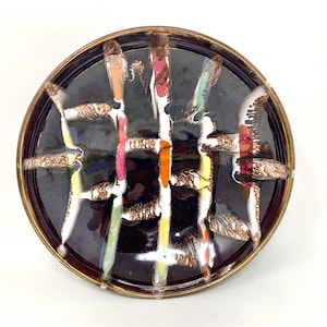Vintage Ceramic Bowl, West Germany, Midcentury Modern Design