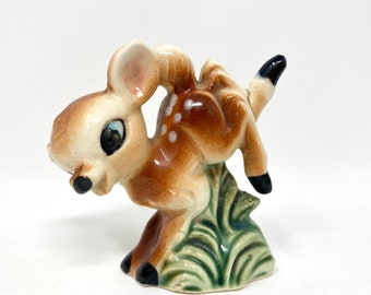 Vintage Deer, Ceramic Figurine, CHRISTMAS or Nature Display