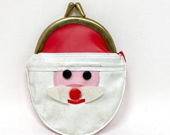 Vintage Santa Claus Coin Purse, Stocking Stuffer Gift