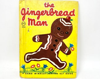 Gingerbread Man, Vintage kinderboek, Whitman Tell A Tale