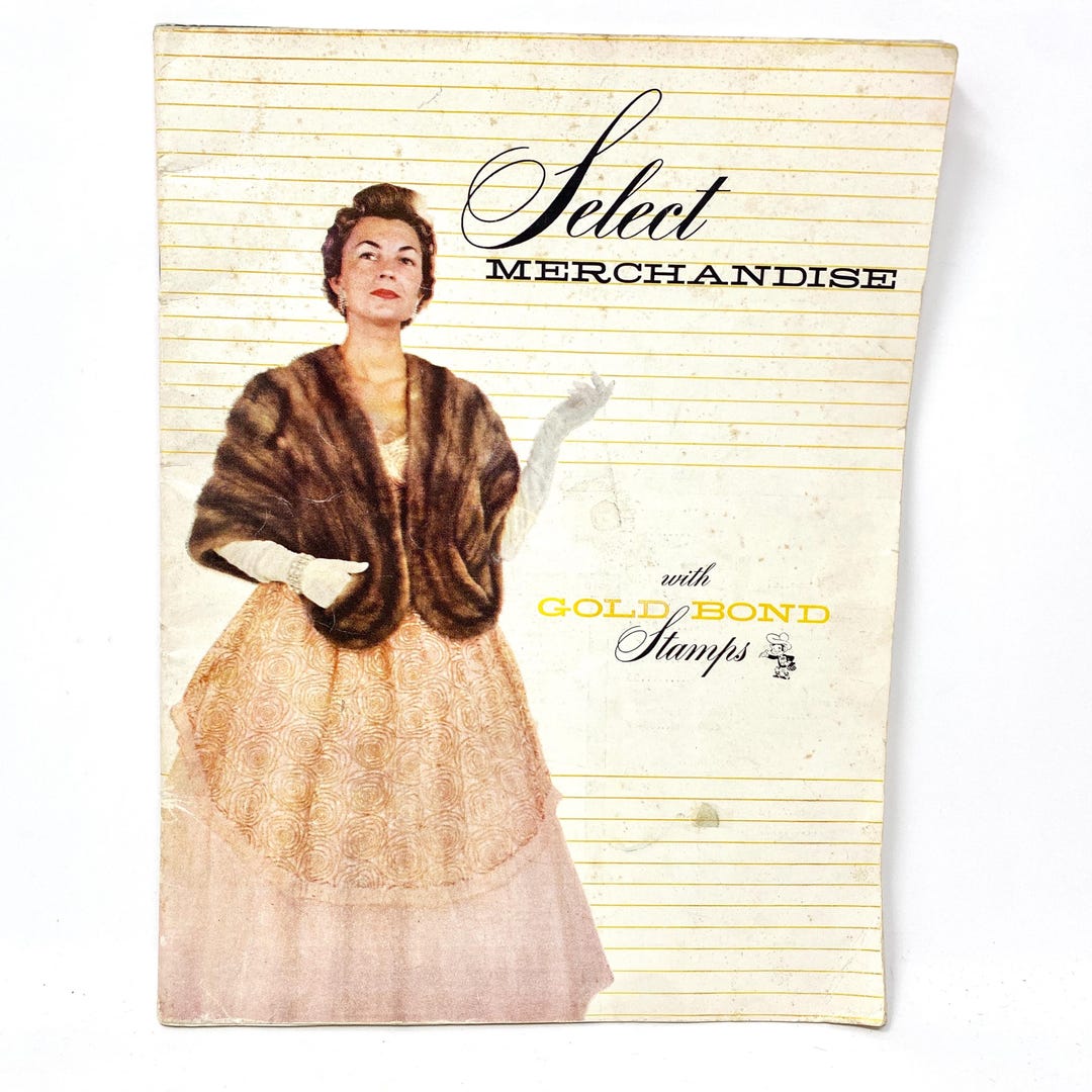 Vintage 1956 Catalog Gold Bond Stamps, Household Items, Toys