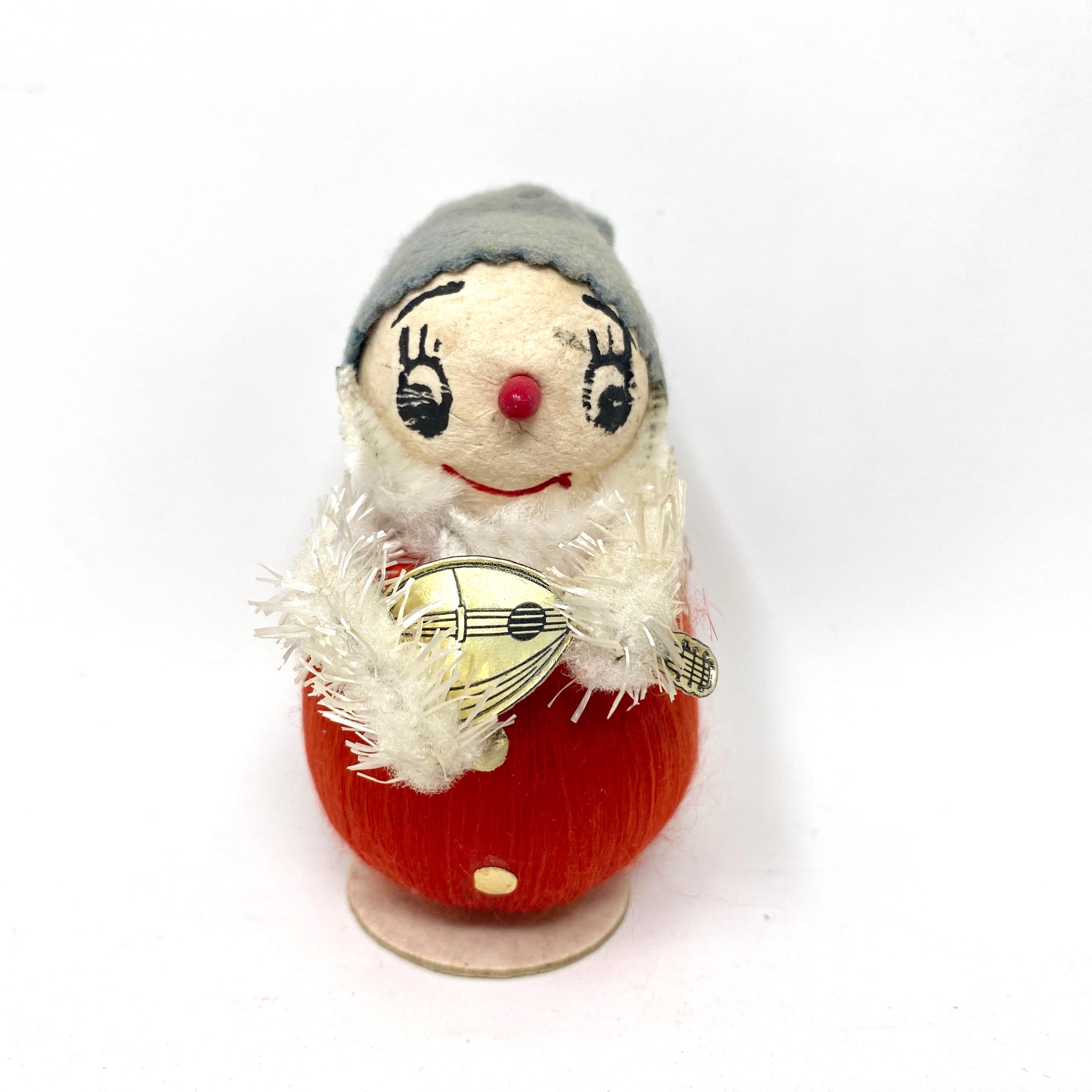 ヴィンテージ エルフ クリスマスオーナメント、ミュージシャンの置物