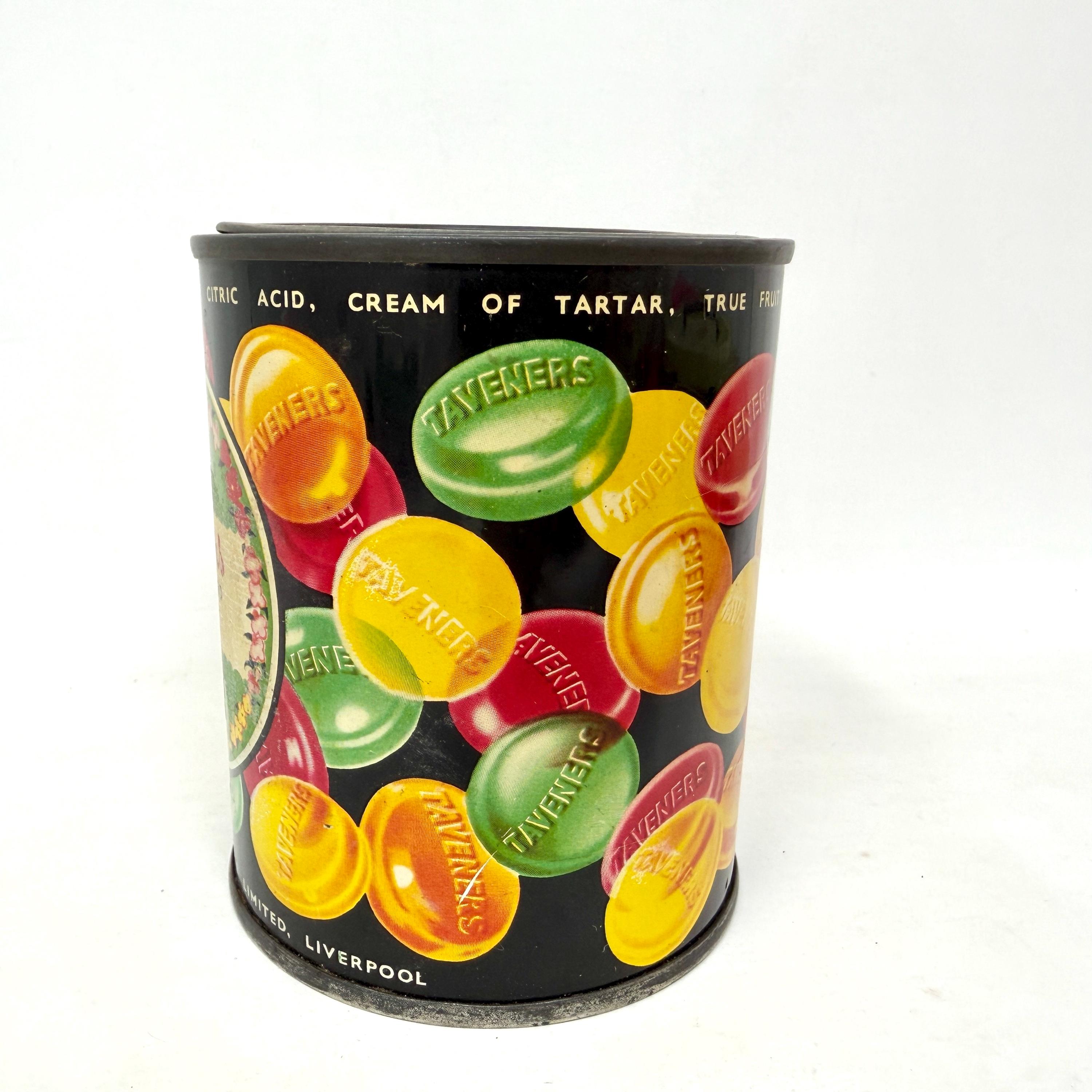 Vintage Taveners Candy Tin, Fruit Drops, Bright Colors - Etsy