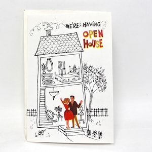 Invito vintage per open house, invito per feste inutilizzato, Fairfield Cards