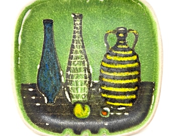 Vintage Raymor Ceramic Ashtray, Alvino Bagni Design, Mid Century Modern Vases