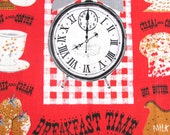 Vintage Towel Breakfast Time MINT