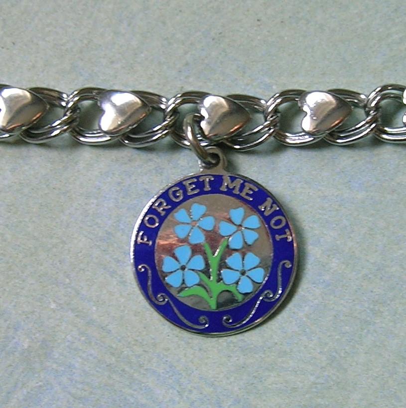 Vintage Forget Me Not Bracelet - Etsy