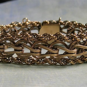 Vintage Krementz Gold Filled Bracelet, Vintage GF Mid-Century Krementz Bracelet (#4233)