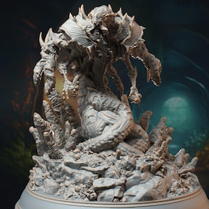 Giant Alien Boss Lovecraftian Sea Monster 32mm Scale - Eldritch Abomination by DM Stash