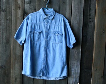 Vintage Loose Denim Shirt YLS0356